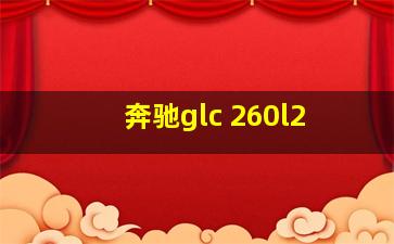 奔驰glc 260l2